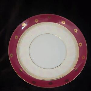 Vintage Porcelain Plate F&W Germany Iridescent 6 1/8"